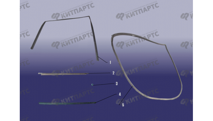 Уплотнители передней правой двери Chery